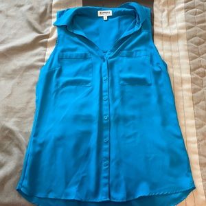 Blue express blouse